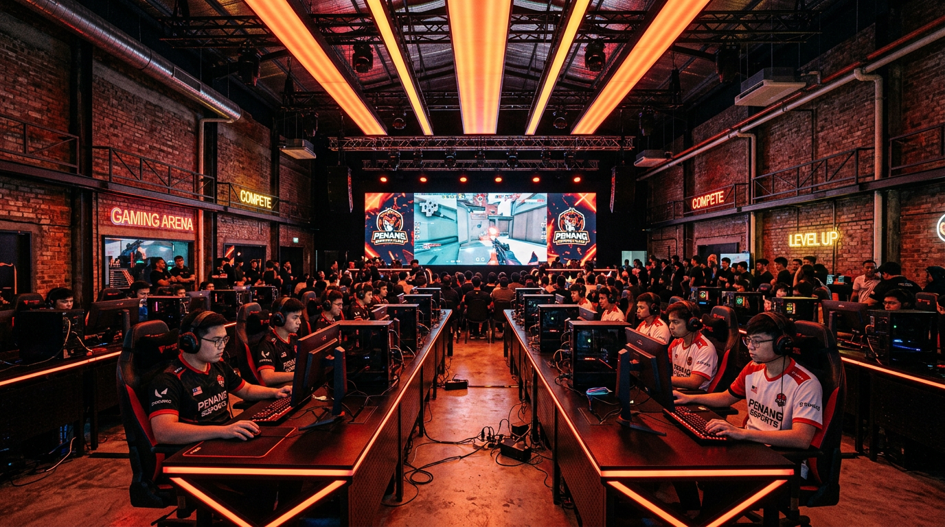 PixelForge Gaming Floor